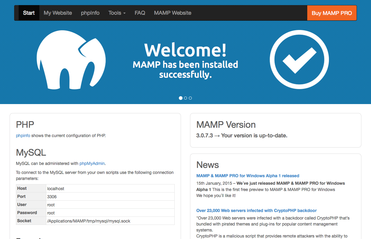 mamp phpmyadmin default password mamp phpmyadmin default password