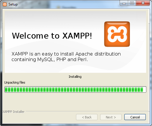 Installing XAMPP